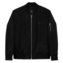 Load image into Gallery viewer, THE SUBTROPIC Recycled Plastic Bomber Jacket Black Front
