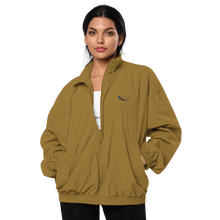 Load image into Gallery viewer, THE SUBTROPIC Recycled Plastic Tracksuit Jacket Olive Model
