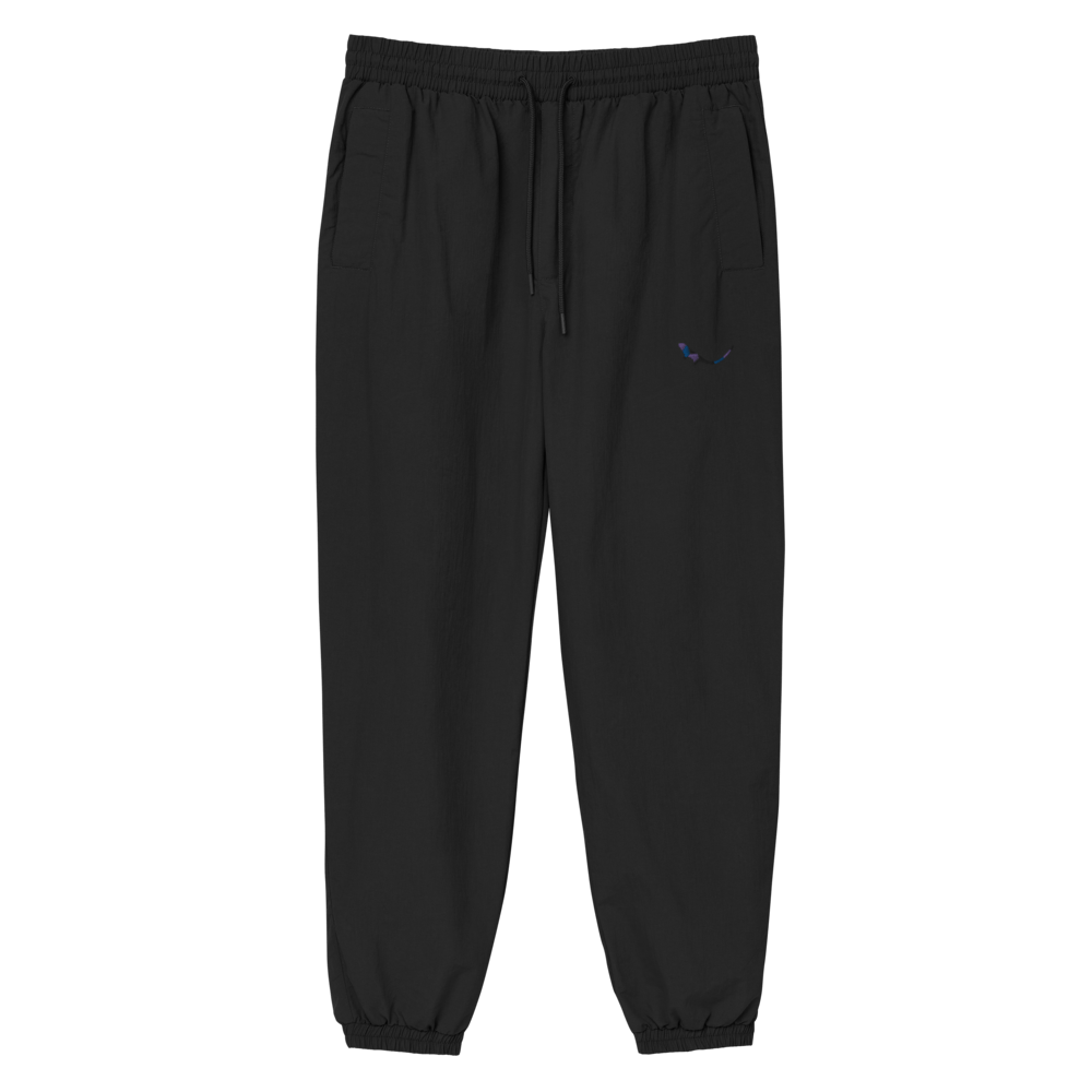 THE SUBTROPIC Recycled Tracksuit Bottoms Black