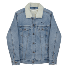 Load image into Gallery viewer, THE SUBTROPIC Recycled Plastic Trucker Jacket Classic Denim Front 2
