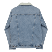 Load image into Gallery viewer, THE SUBTROPIC Recycled Plastic Trucker Jacket Classic Denim Back

