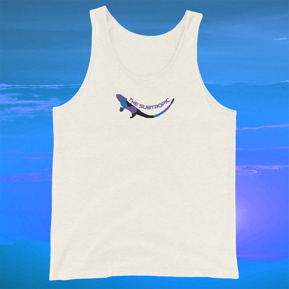 THE SUBTROPIC Vest Oatmeal Triblend